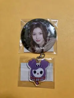 TWICE popup 2025缶バッジ　サナ　LOVELYSチャーム