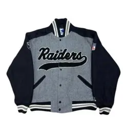 90s JEFF HAMILTON] レイダース リバーシブルスタジャン M - メルカリ