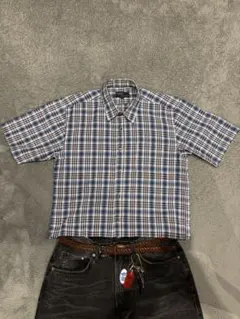 00's unknown 短丈チェックシャツ　City boyのサムネイル