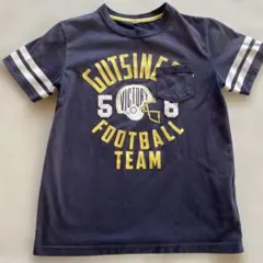 フットボールデザイン Tシャツ ネイビーのサムネイル