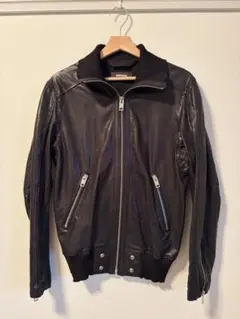 DIESEL レザージャケット ハイネック