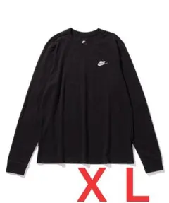ナイキ 長袖Tシャツ ブラック メンズ プルオーバー クラブ XL