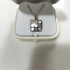 シルバー925ネックレス　シェル　ヴィンテージ