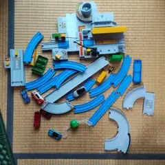 プラレールレールセット 車両付き　カンカン踏切