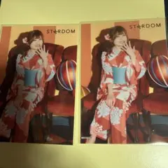 STARDOM 金屋あんね ブロマイド 浴衣 ローソン