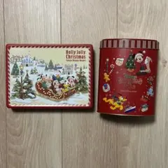 東京ディズニーリゾート TDR クリスマス クッキー缶 2025年 空缶 2個のサムネイル
