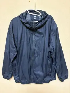 【ユニクロ】POCKETABLE PARKA　Lサイズ　MEN　ネイビー