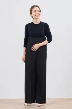 【美品】yori ドライツイードサロペット 38sizeのサムネイル