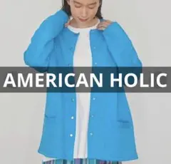 ✨お値下げ中✨AMERICAN HOLIC ブルー スウェット M✨おすすめ✨