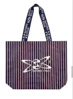 SixTONES Stock STripe Shopping Bag L