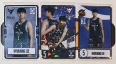 ☆25-26長崎ヴェルカ イ ヒョンジュン オンサイトカード 3枚セット☆