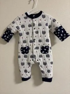 ぞうさん柄　カバーオール　80cm