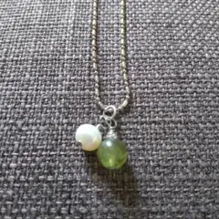 ペリドットネックレス