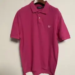 CHAPS チャップス ピンク 半袖 ポロシャツ L
