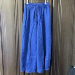 CLOCHE 青 ワイドイージーパンツ