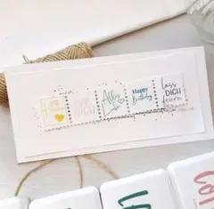 1403 カッティングダイ　ハンドメイド　ダイカット　ダイ　切手風