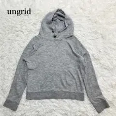 アングリッド フード付きパーカー スウェット トレーナー カジュアル ウール混
