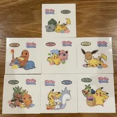 16. ポケモンパンシール デコキャラシール ステッカー7枚セット 春スプリング