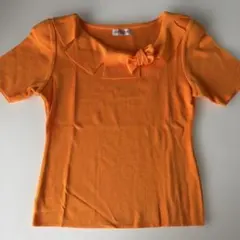 tomatsu トマツ　サマーニット　オレンジ Mサイズのサムネイル