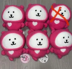ナガノキャラクターズ しーぷわぬいぐるみ くま～らぶ～　6体セット
