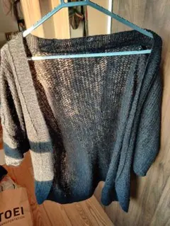 H&M ブラックニットカーディガン EUR M