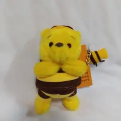 ディズニーストアミツバチくまのプーさんぬいぐるみキーチェーンマスコット
