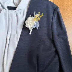 ミモザのコサージュ9 セレモニー　入学式　卒業式　入園　卒園