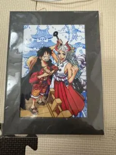 応募者全員サービス　ワンピース　刺繍アート　ヤマト　ルフィ