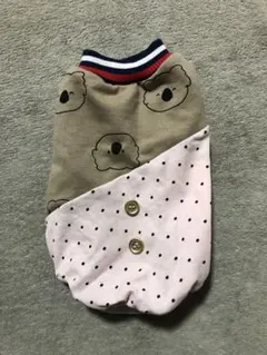ハンドメイドコアラとドット柄ペット服サイズSチワワヨークシャーテリア