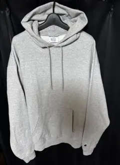 チャンピオン　裏起毛　パーカー　グレー
