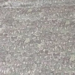 リバティタナローンラミネート生地 はぎれ ジェニーズリボンズ フロストパープル