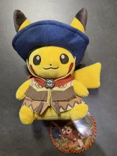 紙タグ付き　ぬいぐるみ Run Run ! Desert ピカチュウ
