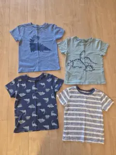 Pekkle　半袖　Tシャツ　4枚セット　恐竜　サイズ5　110 コストコ