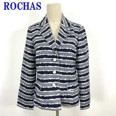 ROCHAS ロシャス ジャケット ネイビー レーヨン 13 C2495のサムネイル