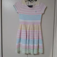 POLOラルフローレン カラフルス半袖ワンピース 120cm