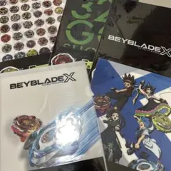 ベイブレードX DMMくじ F賞 クリアファイル＆ステッカー 5種