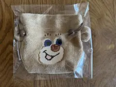 ラブラリーバイフェイラー　ドアップテディ　耳付き巾着