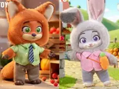 u*a様 toptoy ズートピア2 ニック　ジュディ