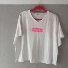 Leahmatin Vネック 半袖Tシャツ L