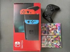 Nintendo Switch 本体、ゲームソフト、プロコン、SDカード付