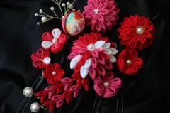 特価　つまみ細工 七五三髪飾り 卒業式髪飾り 成人式 和装 前撮り 髪飾り