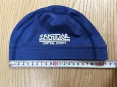 CENTRAL SPORTS 水泳帽 フリーサイズ 紺色