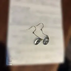 グリーンクォーツのピアス