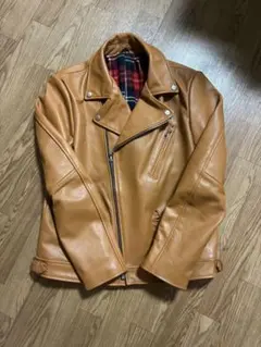上質な牛革 本革★メンズ レザー ジャケット ライダース 革ジャン