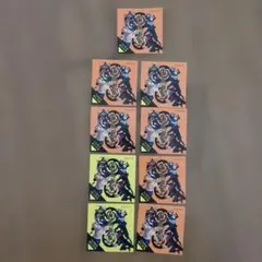 呪術廻戦キャラクターイラストシール 9枚セット