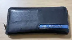 【即日発送】POLICE ポリス メタリックシリーズ 長財布 黒 大容量のサムネイル