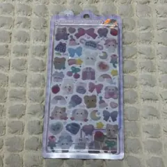 ふわふわドロップシール　ぬいぬいふわふわ