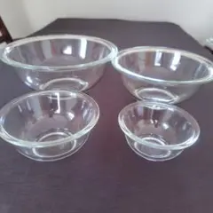 iwaki 耐熱ガラスボウル 4点セットのサムネイル