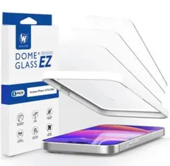 iPhone14Pro 保護フィルム３枚 強化ガラス 簡単取り付け