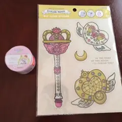 セーラームーン BIGクリアステッカー＆マスキングテープセット